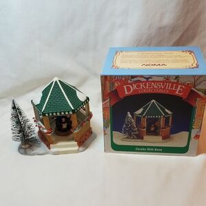Dickensville Collectibles Gazebo W/Band Vtg 1997 Noma Christmas House Porcelain